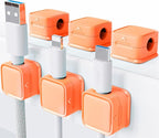smofish Magnetic Cord Organizer Holder, 6 Pack Desk Cable Clips Management by smofish