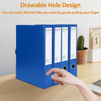 HUA JIE A4 Storage File Boxes Plastic Archives Cases - Image 6