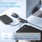 USB 3.0 Hub, VIENON 4-Port USB Hub USB Splitter USB Expander - Image 5