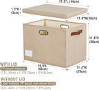 Roobyl 17" Large Collapsible Storage Bins - Image 3