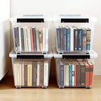 Citylife 54 QT Clear Plastic Storage Bins - Image 5