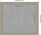 Amanti Art Silver Framed Magnetic Board 47x55 Oversize Vision Board - Image 2