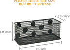 Neudeco Magnetic Locker Organizer and Accessories，Wire Mesh Magnetic Storage - Image 2