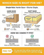 YEAHOME Light Duty Staples for Staple Gun, Suit for Upholstery, General Repairs - Image 4