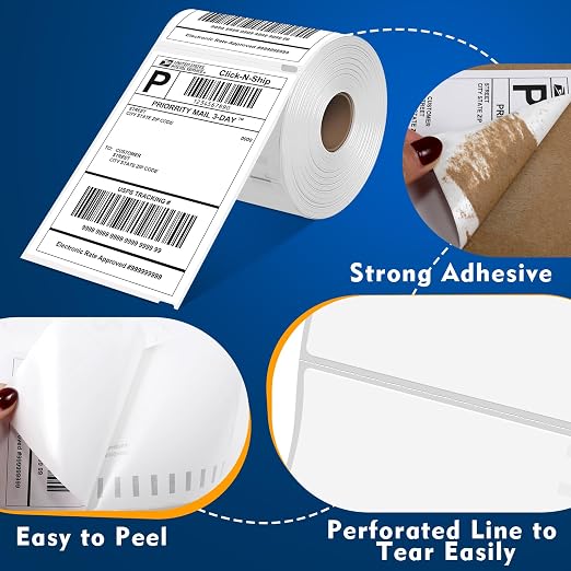 L LIKED 2200 4x6 Thermal Shipping Labels Direct Thermal Printer Labels - Image 5