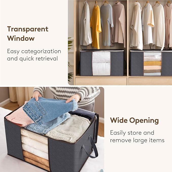 Lifewit 24 Pack Clothes Storage Bins - Image 5