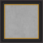 Amanti Art Black Framed Magnetic Board 26x26 Medium Vision Board by AmantiArt