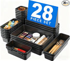 A-LuGei 【】 【】 Black Drawer Organizer, Makeup organizer by A-LUGEI