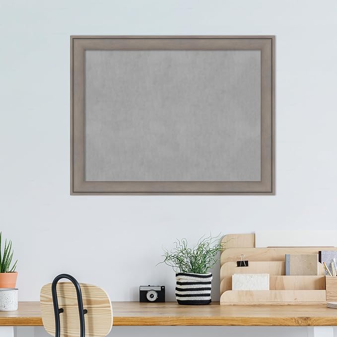 Amanti Art Grey Framed Magnetic Board 21x27 Medium Vision Board - Image 5