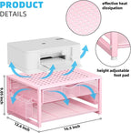 Marbrasse Metal Printer Stand for Desk - Image 5