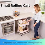 Ufriandz 2 Tier Short Rolling Cart - Image 8