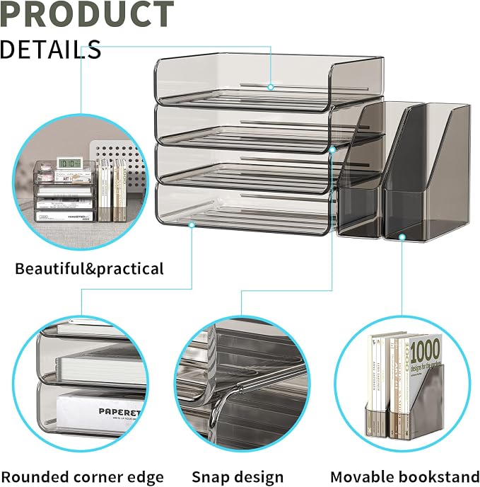 FANXIYQ Acrylic Paper Organizer - Image 6