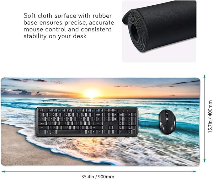CANFLASHION Gaming Mouse Pad, Large Mouse Pads - Image 2