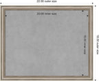 Amanti Art Silver Framed Magnetic Board 18x22 Small Vision Board - Image 4