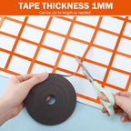 AmazingSpark Magnetic Tape Roll Thin Strips, 0.39 Inch x 66 Feet Magnetic Board - Image 5