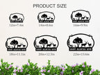 Personalized Deer Bear Metal House Numbers - Image 4