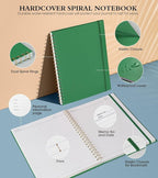 Spiral Notebook Journal 8.5” x 11”, A4 Large Notebooks - Image 3