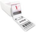 enKo 1 Stack/2000 Labels 4" x 6" Fanfold Direct Thermal Label Compatible by enKoProducts