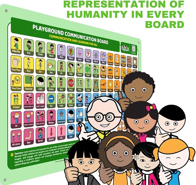 Outdoor Rated Plastic School Playground Communication Board - Image 6