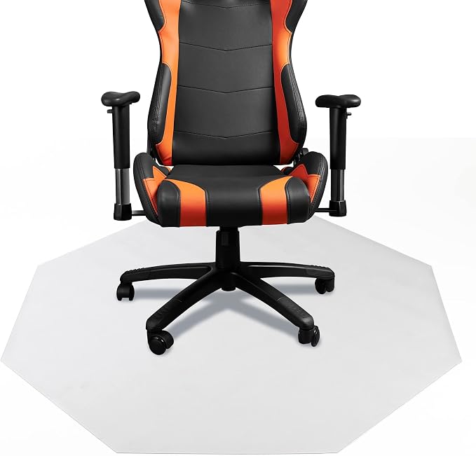 DESKU - Octagon Gaming Chair Mat, Computer and Office Chair Mat by Desku