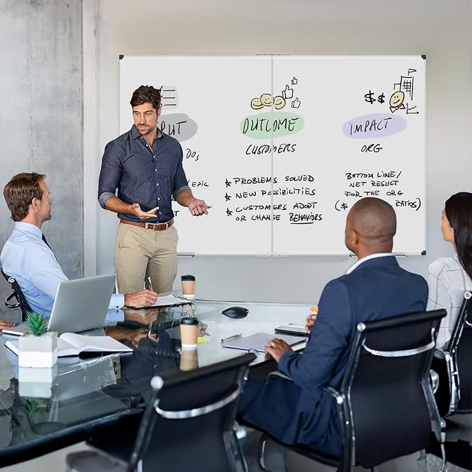 XBoard Dry Erase Board 60 x 48 Inch | Foldable Magnetic White Board - Image 6