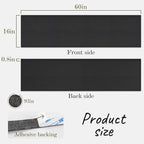 EcoBrisa Under Desk Privacy Panel Self-Adhesive Modesty Panel Stand Up Desk - Image 3