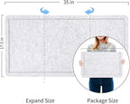 Bulletin Board, 35 x 17 1/2 inches Felt Board - Image 4