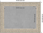 Amanti Art Silver Framed Magnetic Board 27x35 Medium Vision Board - Image 2