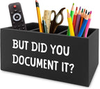 XPH Funny But Did You Document It Black Pen Pencil Holder Organizer by XPH