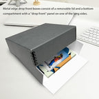 Lineco Museum Archival Storage Box, 17.75x22.75x3 in. Drop Front Design. - Image 5