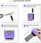 Miseyo Identity Theft Protection Roller Stamp Set - Image 4