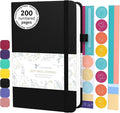VIVID SCRIBBLES Dotted Journal – 140gsm Bleed Proof Thick White Paper – 200 by VividScribbles