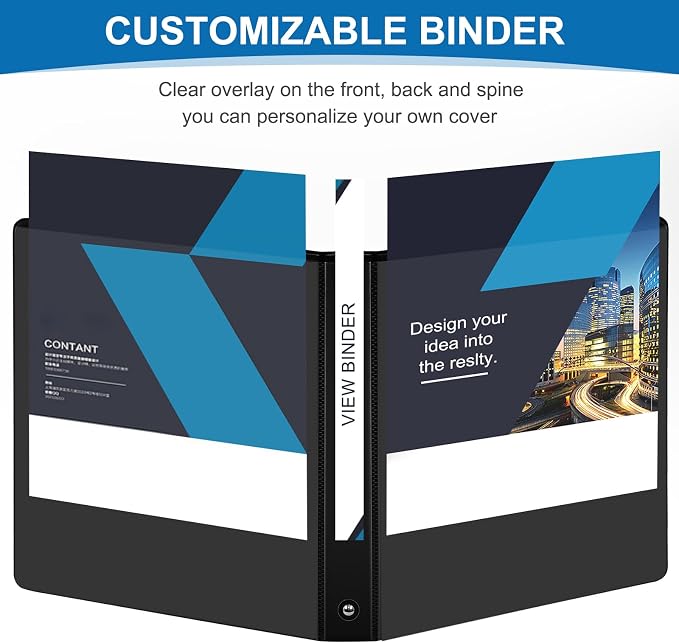 1 inch 3-Ring Binder, Bulk Basic Binders - Image 6
