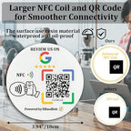 Epoxy Sticky Card with NFC Chip & QR Code - Image 3