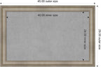 Amanti Art Silver Framed Magnetic Board 29x45 Large Vision Board - Image 4