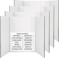White Tri-Fold Presentation Board 28" X 40" Display Exhibition Board by ENDAY