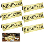 6PCS Reserved Table Signs Set, Reserved Seating Signs by Unknown