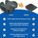 CushyOasis Seat Cushion, Gel Chair Cushions, Office Chair Cushions, Anti-Slip - Image 4