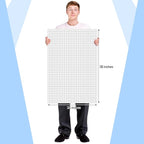 Fuyoooo 25 Sheet Graph Paper Pad 24" x 36" Large Graph 1" and 1/4" Ruled Grid - Image 2
