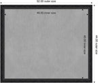 Amanti Art Black Framed Magnetic Board 44x52 Oversize Vision Board - Image 2