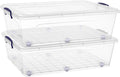 Superio Storage Bins with Lids, Stackable Totes, BPA Free, Odor Free, Organizer by Superio