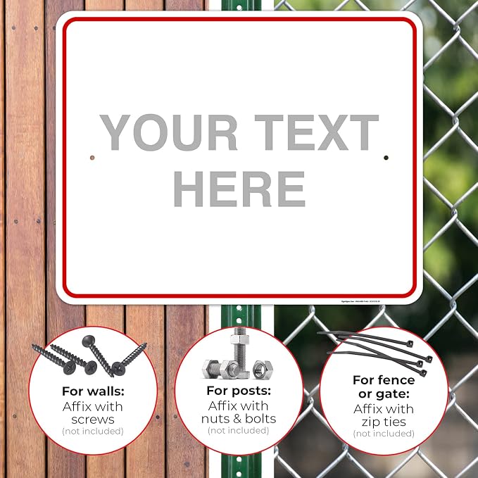 Custom Sign, Personalized Metal Signs, Customize - Image 4