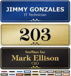 Name Plates for Doors, Custom Office Door Signs, Personalized Wall Plaques by MySignCenter