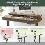 FEZIBO Height Adjustable Electric Standing Desk - Image 9