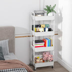 Sywhitta 4-Tier Plastic Rolling Utility Cart - Image 7