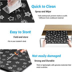 Black 24-Pack Desk Dividers for Students, Waterproof Plastic Study Carrel - Image 4