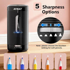 AFMAT Electric Pencil Sharpener, Fully Automatic Pencil Sharpener, Auto in & Out - Image 4