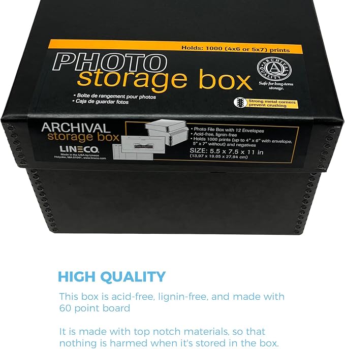 Lineco 4x6 Photo Storage Box, - Image 5