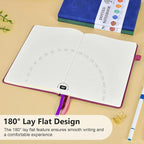 PERCUN Dotted Journal Notebook for Men & Women, 160 Pages Dot Grid notebook for - Image 5