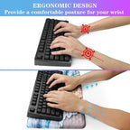 Computer Keyboard Stand with Wrist Rest, Ergonomic Tilted Keyboard Holder - Image 3